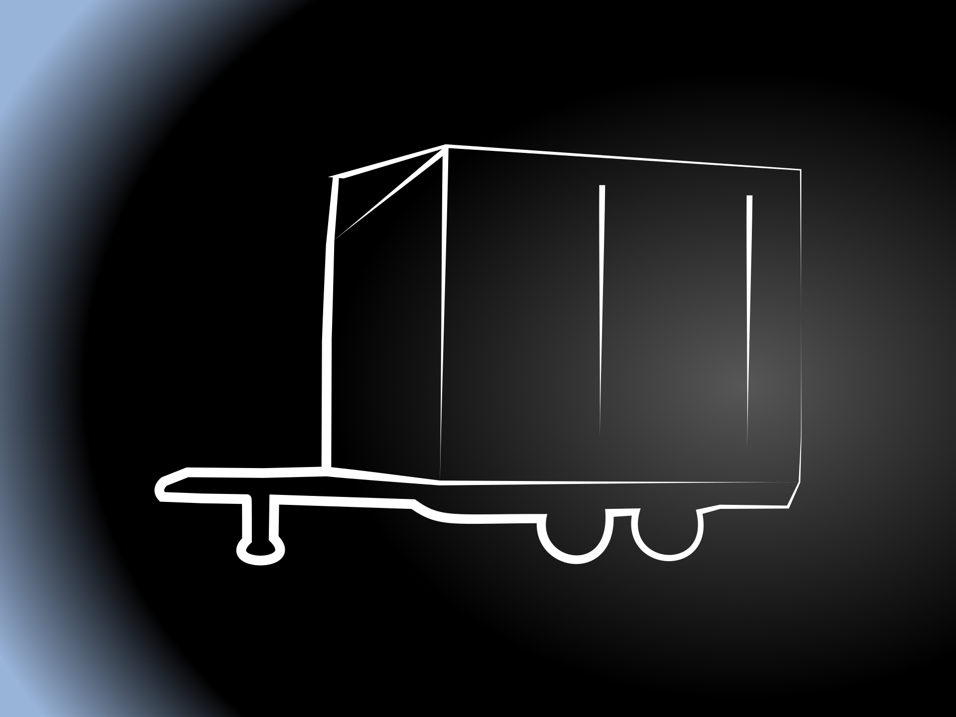 Anhänger grafisch dargestellt für die Führerscheinklassen B96 und BE.